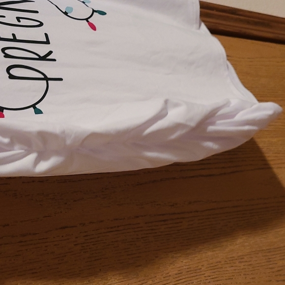 NWT M (8-10) Time & Tru Maternity SS Tee - Picture 7 of 11